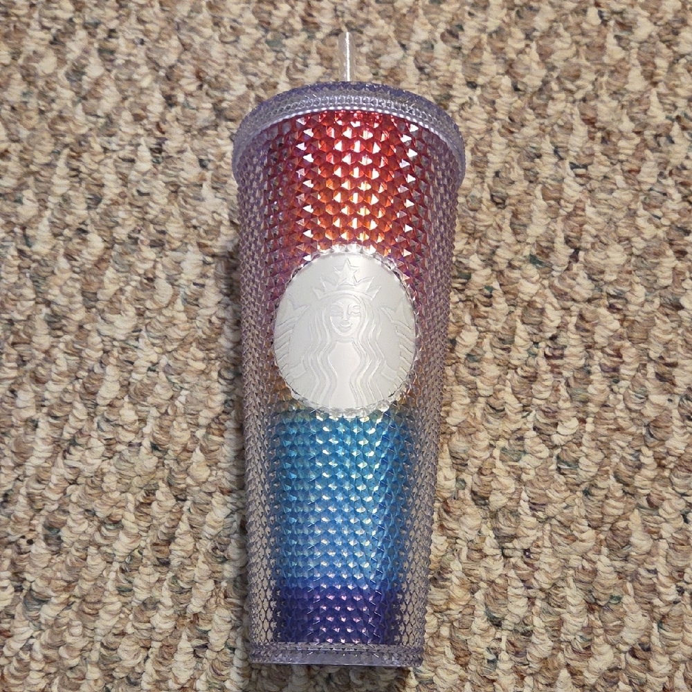 NWT Starbucks Pride/Rainbow 24oz Studded Tumbler